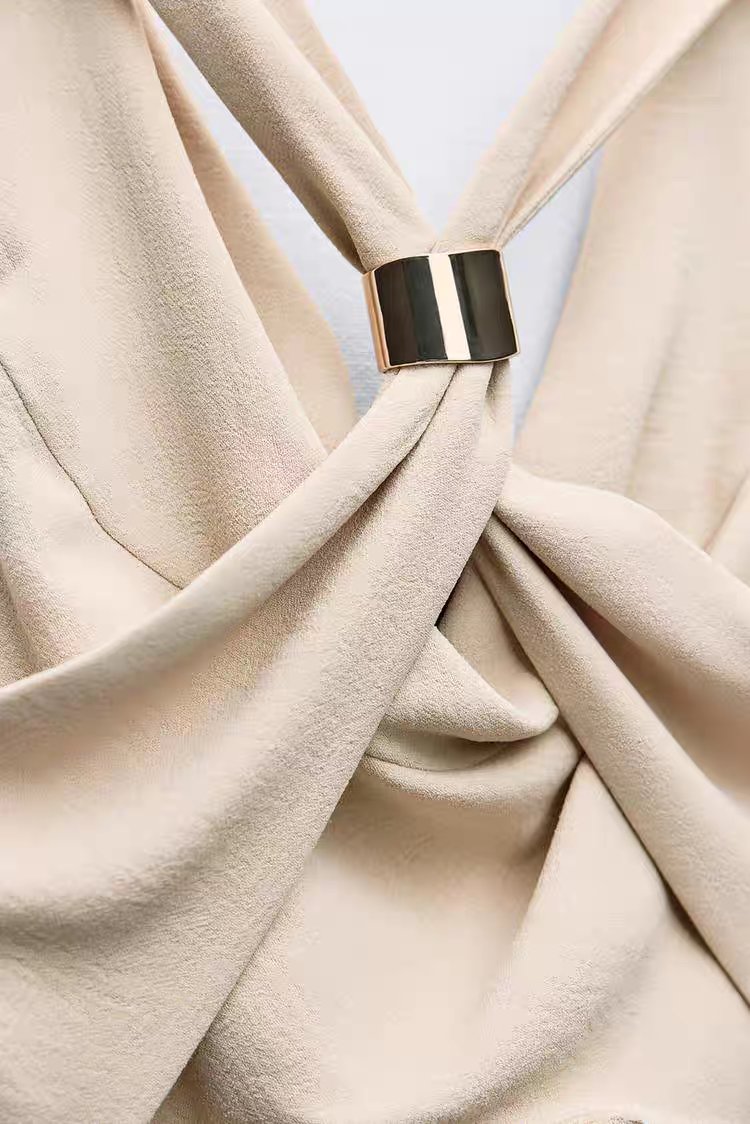 Beige Dress Long