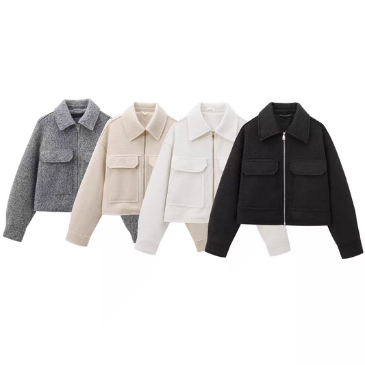 Kurze Übergangsjacke